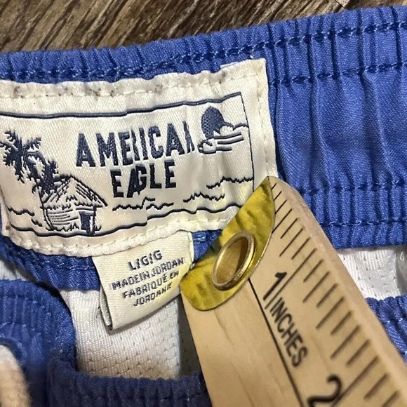 American Eagle DrawString Lined Pocket Elastic Waist Flamingo Athletic Lounge Lg - Picture 3 of 15